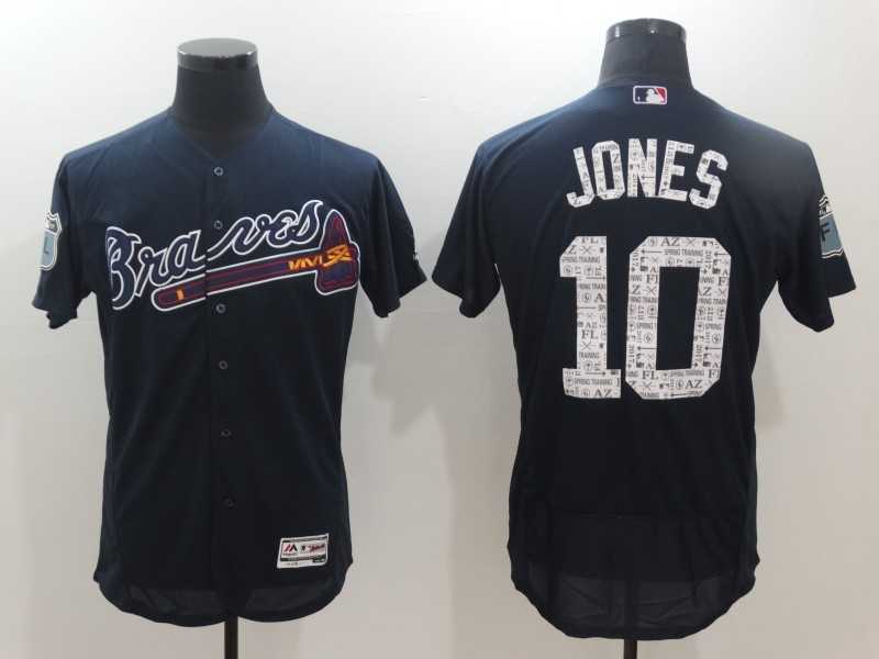 Atlanta Braves #10 Chipper Jones Navy 2017 Spring Training Flexbase Collection Stitched Jersey,We sell and wholesale Atlanta Braves #10 Chipper Jones Navy 2017 Spring Training Flexbase Collection Stitched Jersey on line form chian!